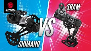 Shimano Vs SRAM amp Fox Vs RockShox  The Biggest Mountain Bike Rivalries [upl. by Ij]