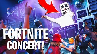 MARSHMELLO Event LIVE IN GAME CONCERT Fortnite Battle Royale [upl. by Aisenet]