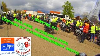 Sortie 1  Balade Accélération Copain et Rassemblement moto [upl. by Castro]