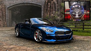 BMW Z4 Roadster  Forza Horizon 5  Steering Wheel Gameplay [upl. by Anidal]