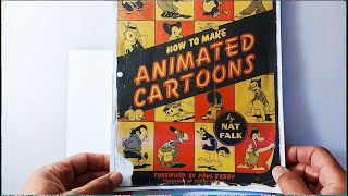 HOW TO MAKE ANIMATED CARTOONS BY NAT FALK BOOK REVIEW [upl. by Ruhl]