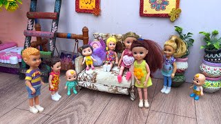 Lilly Milly KI KAHANI PART 28 sabne khela aais pais barbie doll house the barbie task [upl. by Alehtse58]