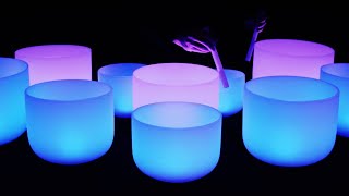 Chakra Healing Deep Sleep amp Relaxation Crystal Bowls 432Hz Sound Bath [upl. by Marje592]