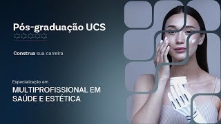 PósGraduação em MULTIPROFISSIONAL EM SAÚDE E ESTÉTICA [upl. by Kory]