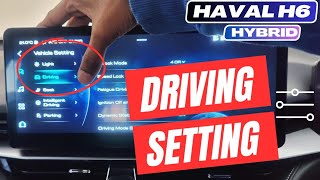 Vehicle Driving Settings in Haval [upl. by Mehelhteb]