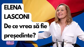 ELENA LASCONI  DE CE VREA SĂ FIE PREȘEDINTE IGDLCC 248 [upl. by Lisk]