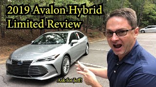 2019 Avalon Hybrid Limited Review and Test Drive [upl. by Norrat]