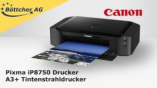 Canon Pixma iP8750 Drucker A3 Tintenstrahldrucker [upl. by Paley]