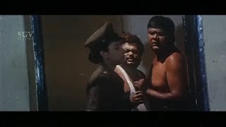 Sadhu Kokila steal in barber shop comedy scenes  Bullet Prakash  Doddanna  Kannada Movie [upl. by Assila]