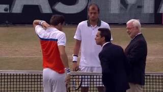 Mahut Beats Muller In Den Bosch 2016 Final Highlights [upl. by Kostival28]