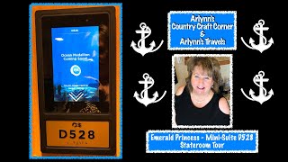 Emerald Princess MiniSuite D528 Stateroom Tour [upl. by Gentry]