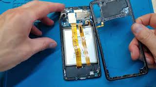 Samsung Galaxy A7 Screen Replacement With Frame [upl. by Idnyc785]