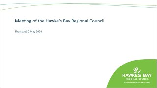 Hawkes Bay Regional Council  Submissions Day2 30 May 2024 [upl. by Jarad994]