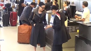 Dita Von Teese Is Old School Glam Through LAX [upl. by Anamuj432]