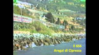 EXPR 349 IRUN PORT BOU ROMA TERMINI ANNI 80  RIVIERA LIGURE DI PONENTE [upl. by Naitsirt723]