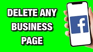 How to Delete a Facebook Business Page Quick amp Easy [upl. by Drexler]