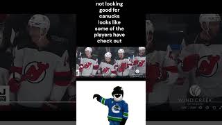 YIKES DEVILS BEAT THE CANUCKS 60 NHL HOCKEY CANUCKS VANCOUVER [upl. by Ekaterina]