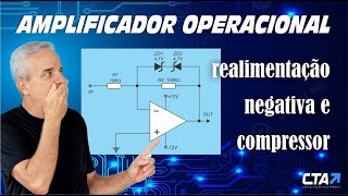 Amplificador Operacional com realimentação negativa e filtros [upl. by Anelah197]