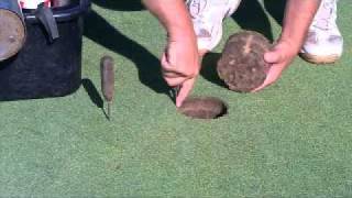 Changing Hole Locations on a Golf Course [upl. by Nlycaj436]