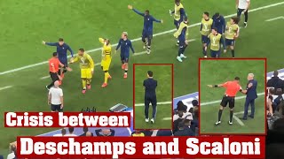 Crisis between Deschamps and Scaloni after Mbappes second goal in Argentina [upl. by Ecyac]