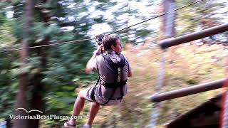 WildPlay Victoria Classic Ropes Course [upl. by Christen]