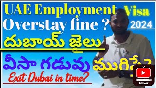 వీసా గడువు ముగిస్తే   UAE Cancelled visa Overstay Fine ytvideo ytviral trending youtubevideo [upl. by Aeduj]