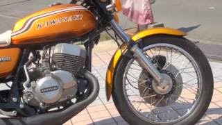 デンコーチャンバーサウンドを聞け 親子鷹 1971 KAWASAKI H2 750SS 神戸 麗紋 SINCE 1976 カワサキ・マッハ 旧車會 神コール 兵庫県 [upl. by Fiden]