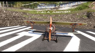 Defying the Odds Lukla to Paro in my Nieuport 24 [upl. by Bekah]