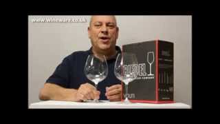 Riedel Vinum Burgundy  Pinot Noir Wine Glass Video  64167  Wineware [upl. by Eiltan]