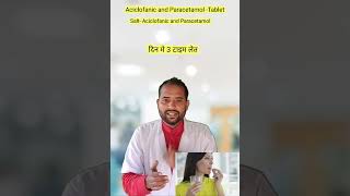 Aceclofenac and Paracetamol Tablets  Zerodol p Tablets use hindi [upl. by Robson]