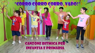 Canzone ritmica sulla daily routine per i bambini dellinfanzia e della primariaquotCorro corroquot [upl. by Leiad]