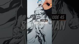 COLOR PENCIL TIMELAPSE PREVIEW  EPISODE 45 SUPERMAN DC COMICS [upl. by Macey]