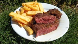 149 grilovaný rumpsteak s omáčkou ze šalotky a bílého vína [upl. by Nennarb767]