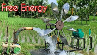 Make Water Turbine Free Generator [upl. by Auqinahc]