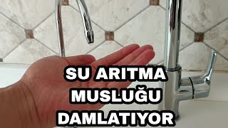 Su arıtma musluğu damlatıyor çözümü [upl. by Yniar]