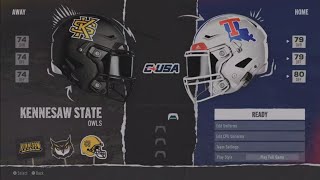 Kennesaw State V Louisiana Tech WEEK 14 YEAR 1 [upl. by Nicram]