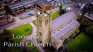 Longton Parish Church amp Gladstone  DJI Mavic Drone [upl. by Lilllie]