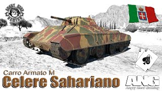 War Thunder Celere Sahariano Italian Tier 2 Premium Medium Tank [upl. by Zuzana]