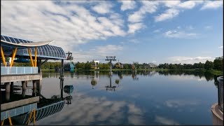 WDW Skyliner Tour  A Close Look at the Disney Hotels and Parks that the Skyliner Passes Through [upl. by Opalina]