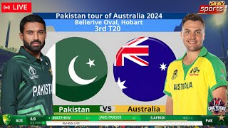 🔴 Live Pakistan Vs Australia– 3rd T20 Match Live  PAK Vs AUS Live Match Today cricket pakvsaus [upl. by Onirefes]