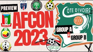 AFCON Group A amp B Preview and Analysis [upl. by Brouwer]