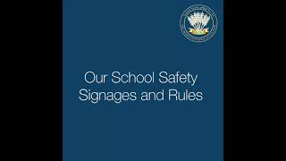 Video 3 School Safety Signages [upl. by Adnoyek]