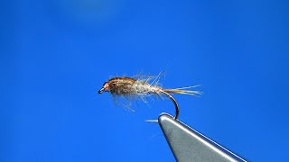 Tying a Copper Hares Ear Nymph by Davie McPhail [upl. by Anera]