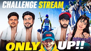 Challange Stream in Only up Antaryami vs husna vs ninja vs legend [upl. by Aleac428]