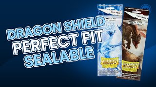 Product Spotlight Dragon Shield Perfect Fit Sealable  100 Standard Size [upl. by Donnamarie]