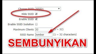 Cara Menyembunyikan SSID WiFi Indihome di Rumah [upl. by Syst]