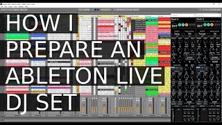 How I Prepare an Ableton Live DJ Set [upl. by Valerlan398]