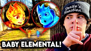 DRONE CATCHES EMBER AND WADE CHILDREN IN REAL LIFE ELEMENTAL FAMILY [upl. by Donnenfeld]