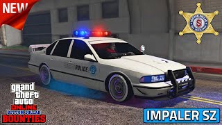 Declasse Impaler SZ Cruiser Best Customization  Police Car  Sheriff Build  Impaler GTA 5 Online [upl. by Nonnel]