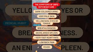 The symptoms of G6PD deficiency are [upl. by Naesyar]